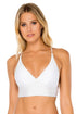 Luli Fama Cosita Buena CROSS BACK BUSTIER TOP